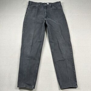 Vintage Levi's 550 Jeans Mens 38x32 (fits 34x31) Orange Tab Charcoal Taper 1990s